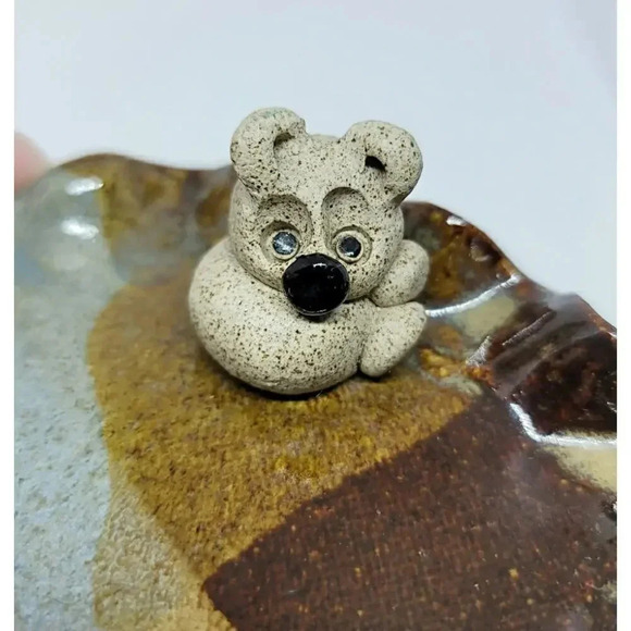 Handmade Pottery Koala Ring Dish - Picture 3 of 7